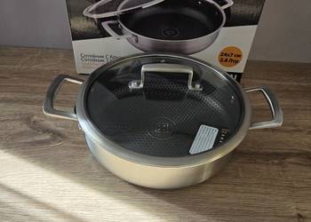 Niski garnek Edenberg EB-14921 z pokrywką – 2,8 l