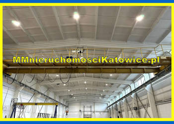 Hala produkcyjna do wynajęcia śląskie Radzionków przy A1 2 suwnice biura s…