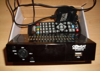 Tuner telewizji naziemnej DVB-T2 H.265 Comsat model TE 2050 HD z pilot