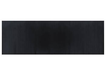 Dywan prostokątny czarny 100x300 cm bambusowy WM-376810