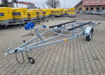 Przyczepa podłodziowa lekka pod ponton łódkę nowa ocynk od ręki do 6 m