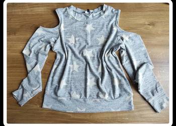 New Look Bluzka z wycięciami na ramiona 42 XL gwiazdki
