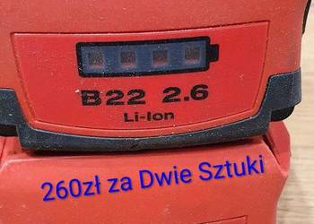 Baterie Hilti B22 2,6 2szt.
