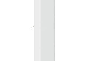 Wysoka szafka z LED biała 415x325x200 cm WM-3307898