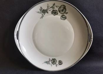 Stary przedwojenny talerz, patera porcelana Ćmielów podwójna sygnatura,