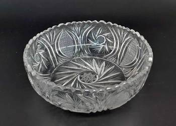 Kryształowa misa na owoce lata 60 PRL Vitage