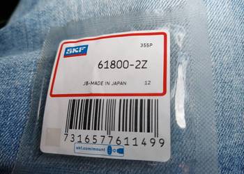 łożysko SKF 61800 = 6800 - 2Z     10x19x5mm