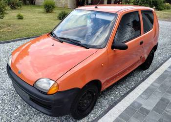 Fiat Seicento 0.9 Czarne tablice, Bezwypadkowy, Oryginalny lakier