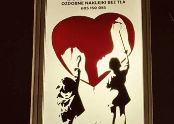 Naklejka ozdobna bez tła na okno, ścianę dzieci 90cm x 60 cm 118001