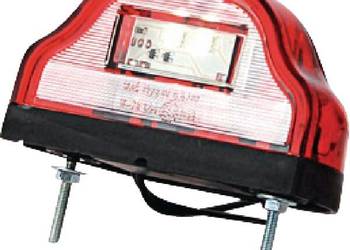 Lampa oświetlenia tablicy rejestracyjnej LED, czerwona 12/24V Kramp LA41001