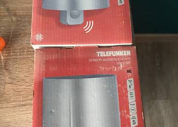 Lampka zewnętrzna TELEFUNKEN z czujnikiem 2sztuki