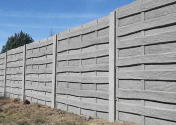 Ogrodzenia betonowe nowoczesne wzory, płot betonowy, produkcja