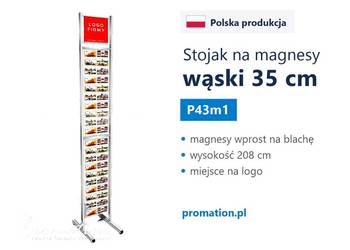 Metalowy stojak na magnesy reklamowe i pamiątki do sklepu z upominkami