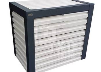 Osłona klimatyzatora pompy ciepła 90x50x110 cm biały TKD168