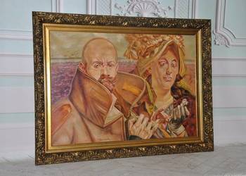 Jacek Malczewski - WSPOMNIENIE - Pałacowy Stary Obraz i Rama - Unikat