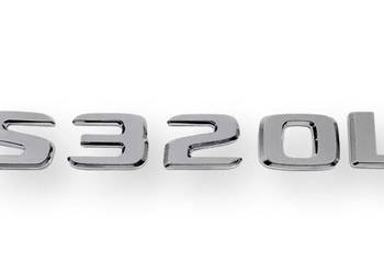 MERCEDES S-KLASA W222 Emblemat S320L klapy tyl OE