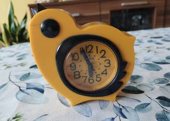 PRL budzik sprawny kurczak