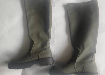 Zielone kozaki Sinsay 37 nowe