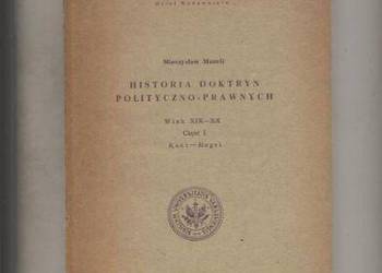 Historia doktryn polityczno - prawnych Wiek XIX-XX   cz