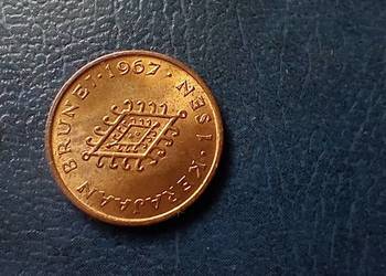 Stare monety 1 sen 1967 Brunei