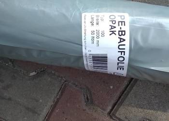 PE-BAUFOLIA OPAK  typ 100 1 rolka nowa cena 100 zł rolka z a