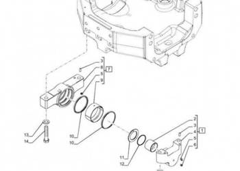 New Holland T6070 Czop zawieszenia obr 87543987