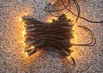 Lampki choinkowe 100 LED żółte