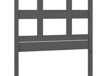 Wezgłowie łóżka szare 955x4x100 cm lite drewno sosnowe WM-818902