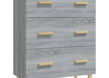 Szafka szary dąb sonoma 70x34x90 cm materiał drewnopochodny WM-817346