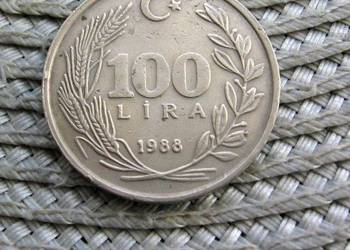 Turcja 100 Lira 1988r