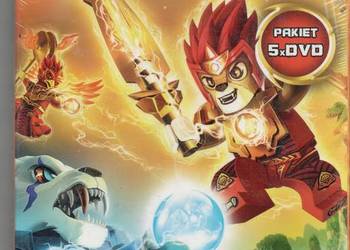 LEGO LEGENDS OF CHIMA SEZON 2 ODCINKI 21-41 PAKIET 5xDVD NINJAGO NOWY