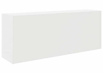 Wisząca szafka łazienkowa biała 100x25x40 cm WM-860103