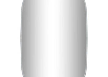 Lustro ścienne srebrne 70x45 cm WM-348213