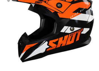 KASK+GOGLE SHOT REVENGE ORANGE Rozm.M