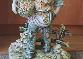 Figurka Ogrodnik Giuseppe Armani Capodimonte Włochy 35 cm