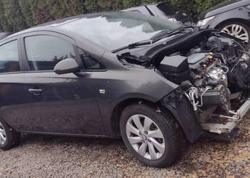 opel corsa e 1.2 16v, 90tys, km, uszkodzony przód,pali jeździ