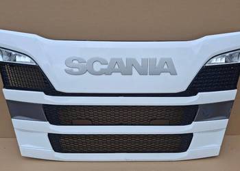 SCANIA R S MASKA GRILL ATRAPA HALOGENY