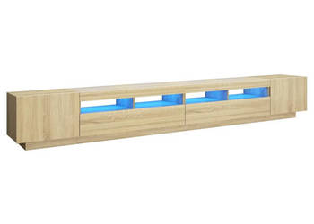 Szafka pod TV z oświetleniem LED dąb sonoma 300x35x40 cm WM-3081927