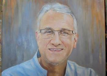 Portret olejny obraz na płótnie