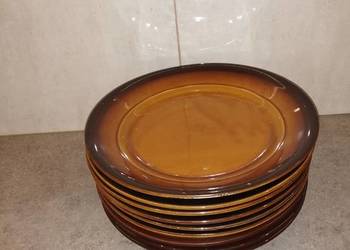 Talerze obiadowe płaskie porcelit Tułowice 8 szt za 25zł