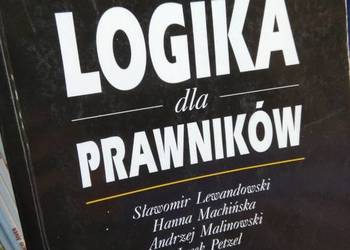 Logika dla prawników Lewandowski prawnicze
