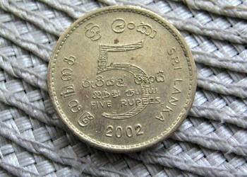 Sri Lanka 5 Rupi 2002r