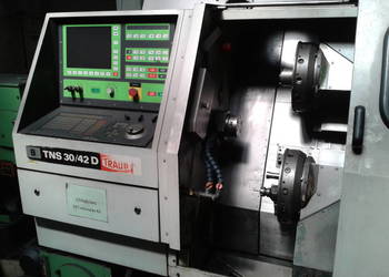 Tokarka CNC TRAUB TNS 30/42D z Podajnikiem
