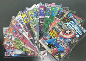 Captain America - zestaw 13 oryginalnych komiksów Marvel USA