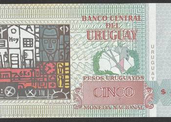 Urugwaj 5 pesos 1998  - Torres Garcia - stan bankowy UNC