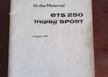 Mz trophy sport ETS 250 katalog części zamiennych instrukcja
