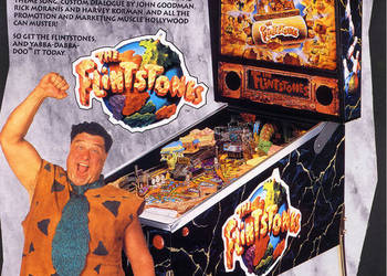 “The Flintstones”, Williams, 1994 - flipper, pinball, automat i inne