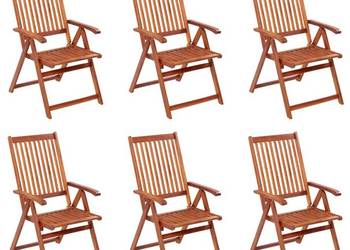vidaXL Składane krzesła ogrodowe, 6 szt(SKU:3065516)