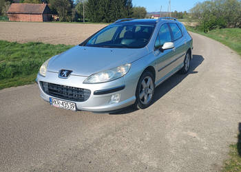 Peugeot 407 kombi - 2.2 16V, bardzo zadbany, super stan, benzyna + gaz