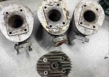 Cylinder głowica silnik komar s38  rys motorynka